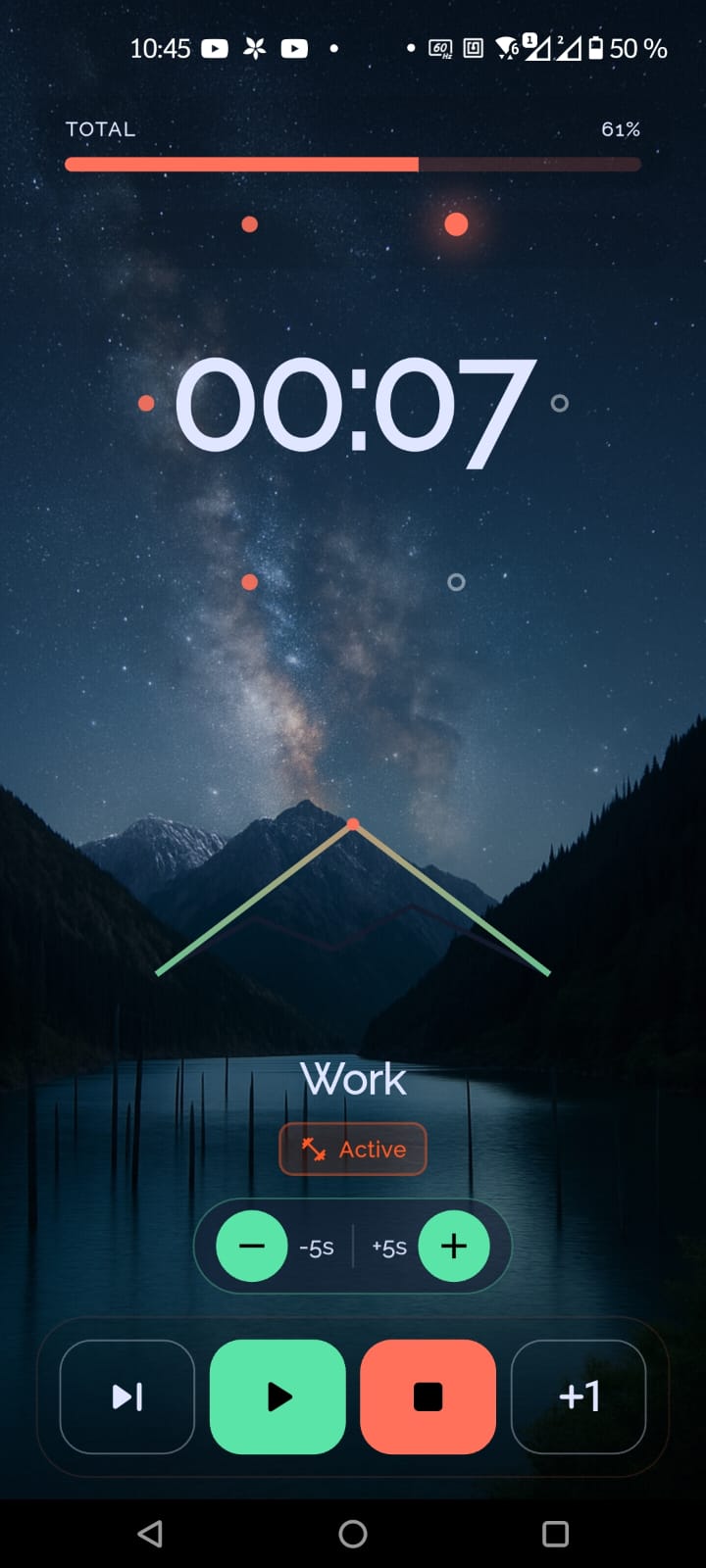 Forge Timer App Screenshot